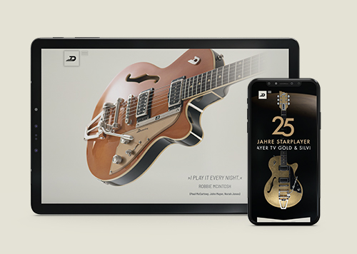 Duesenberg Guitars: Website Relaunch