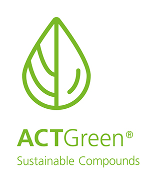 ACTEGA – Logo ACTGreen, Sustainable Compounds; Entwicklung Produktmarke | Windrich & Sörgel